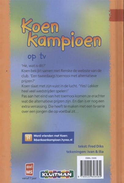 Grote foto koen kampioen op tv koen kampioen boeken jeugd 13 jaar en ouder