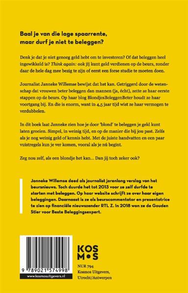 Grote foto blondjes beleggen beter boeken overige boeken