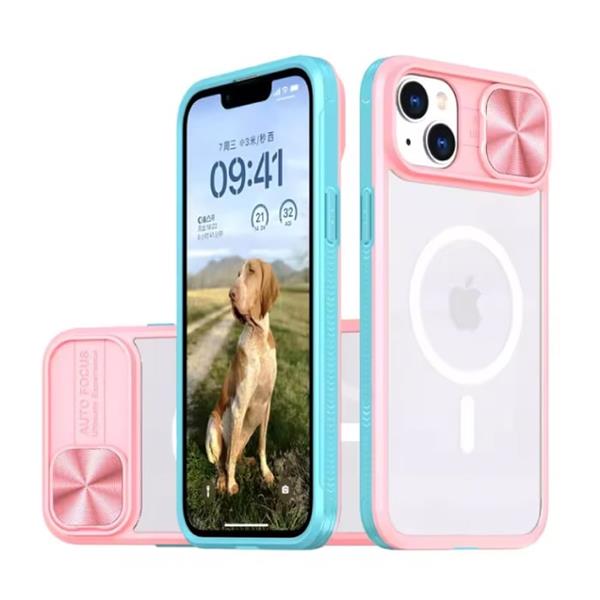 Grote foto draadloos opladen hoesje voor iphone se 2020 met camera slide bumper cover voor magsafe bl telecommunicatie mobieltjes