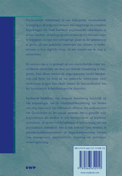 Grote foto psychosociale rehabilitatie boeken wetenschap