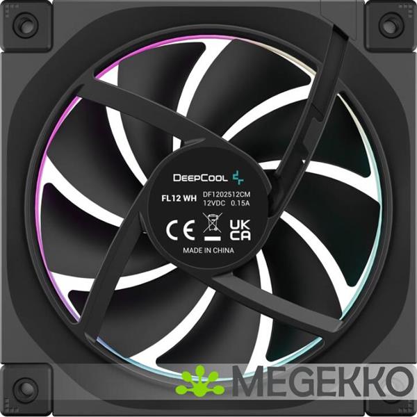 Grote foto deepcool fl12 3 in 1 computer behuizing ventilator 12 cm zwart 3 stuk s computers en software overige computers en software