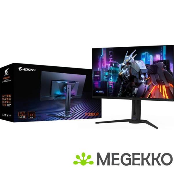 Grote foto gigabyte aorus fo32u2 32 4k ultra hd 240hz oled gaming monitor computers en software overige computers en software