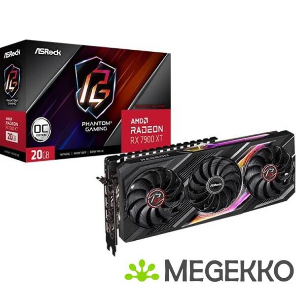 Grote foto asrock radeon rx 7900 xt phantom gaming 20gb computers en software videokaarten