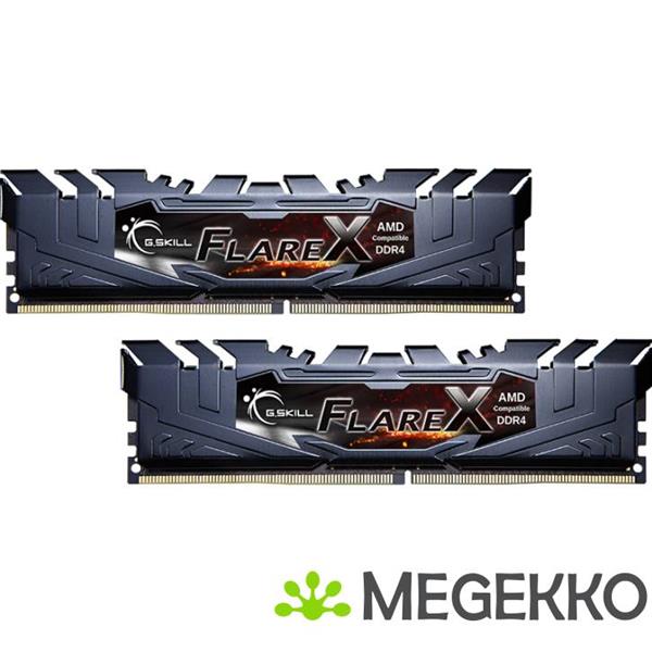 Grote foto g.skill ddr4 flare x 2x16gb 3200mhz for amd f4 3200c16d 32gfx computers en software harde schijven