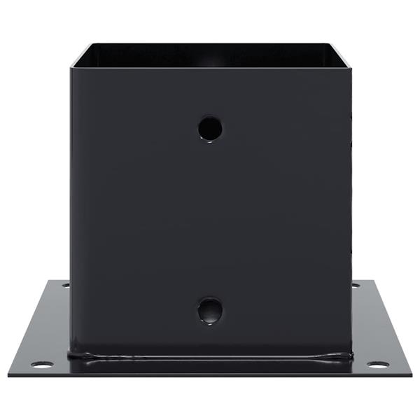 Grote foto vidaxl spokkels vierkant 4 st 141x141 mm gepoedercoat staal antraciet tuin en terras overige tuin en terras
