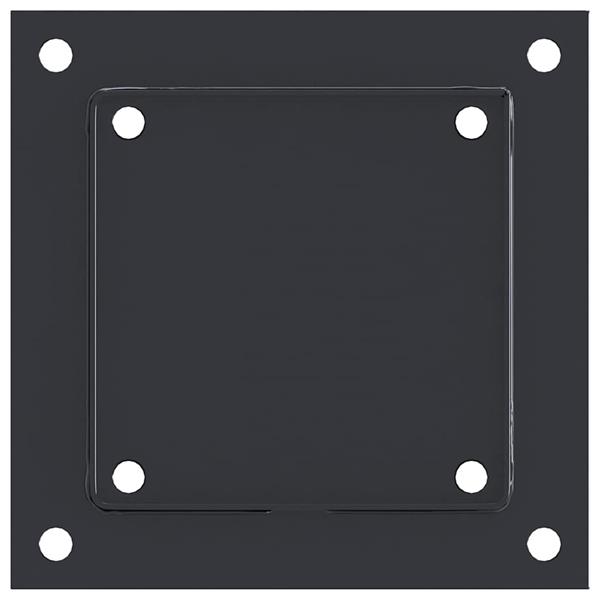 Grote foto vidaxl spokkels vierkant 4 st 141x141 mm gepoedercoat staal antraciet tuin en terras overige tuin en terras