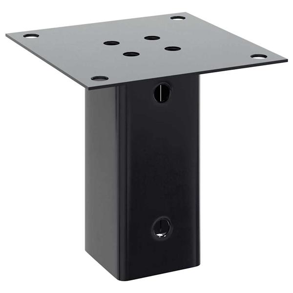 Grote foto vidaxl spokkels vierkant 12 st 61x61 mm gepoedercoat staal antraciet tuin en terras overige tuin en terras