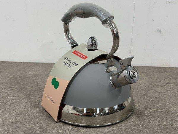 Grote foto typhoon fluitketel 2 5l living grijs doe het zelf en verbouw gereedschappen en machines