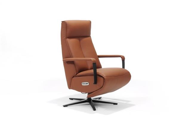 Grote foto relax fauteuil malaga rundleder 2 motors bediening 2 versies en 4 kleuren huis en inrichting eettafels