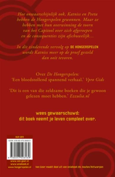 Grote foto vlammen de hongerspelen 2 boeken jeugd 13 jaar en ouder