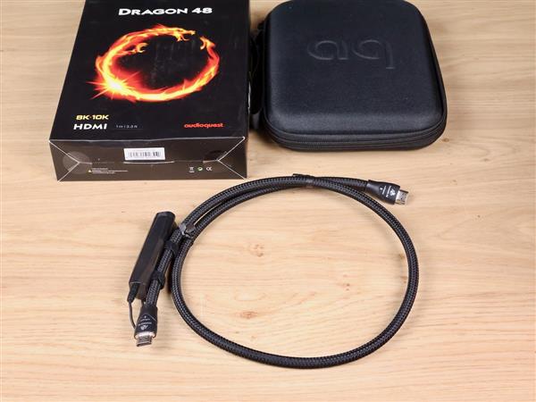 Grote foto audioquest dragon 48 highend full silver audio hdmi cable 1 0 metre new audio tv en foto onderdelen en accessoires
