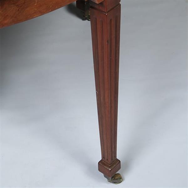 Grote foto louis seize coulissetafel ca 1800 met 4 inlegbladen verlengbaar tot 12 personen no.281420 antiek en kunst stoelen en banken