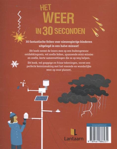 Grote foto het weer in 30 seconden boeken overige boeken
