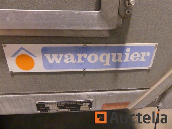 Grote foto aanhanger gesloten enkelassige warocquier 750 agrarisch aanhangwagens