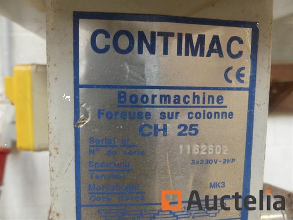Grote foto contimac ch25 kolomboormachine doe het zelf en verbouw ijzerwaren en bevestigingsmiddelen