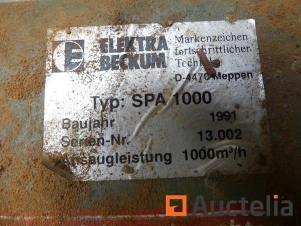 Grote foto spaanzuiging 1 zak elektra beckum spa 1000 doe het zelf en verbouw ijzerwaren en bevestigingsmiddelen