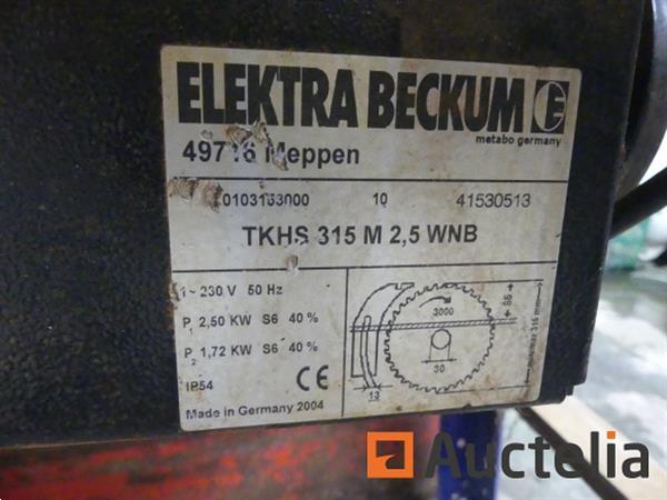 Grote foto elektra beckum tkhs 315 m bouw cirkelzaag doe het zelf en verbouw ijzerwaren en bevestigingsmiddelen