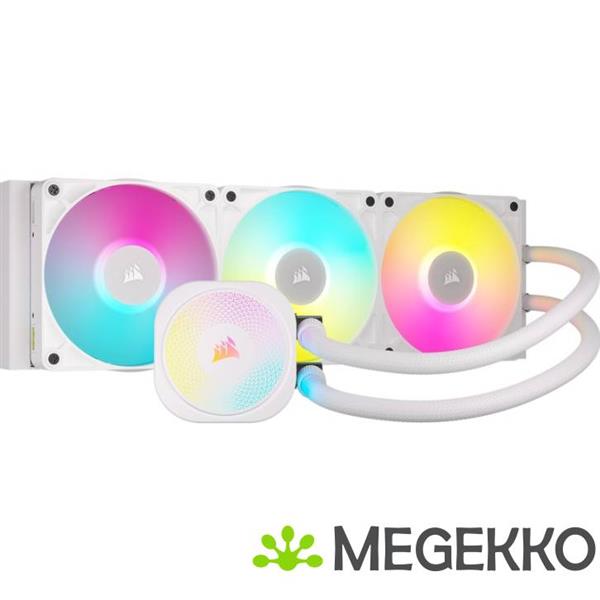 Grote foto corsair icue link titan 360 rx rgb white computers en software overige computers en software