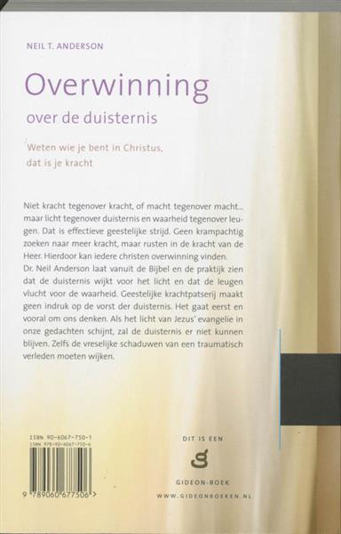 Grote foto overwinning over de duisternis boeken overige boeken