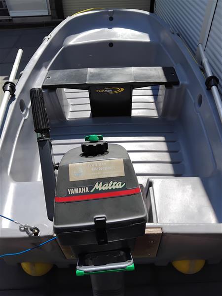 Grote foto leuk motorbootje met 2.5pk yamaha malta watersport en boten motorboten en jachten