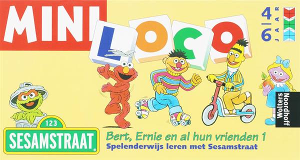 Grote foto bert ernie en al hun vrienden mini loco boeken overige boeken
