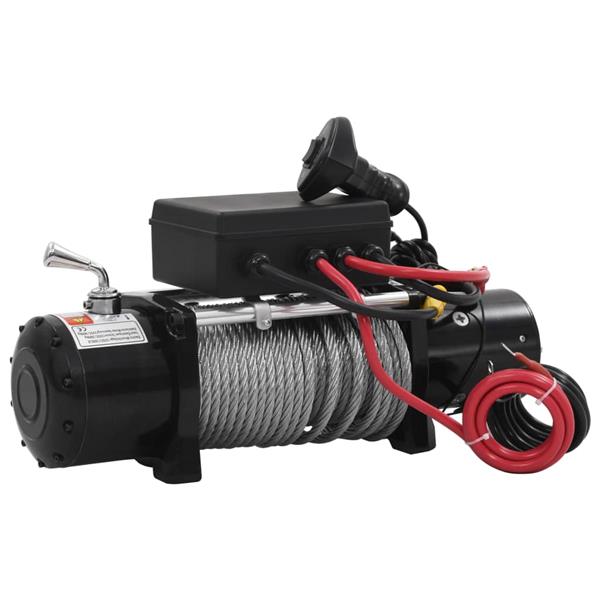 Grote foto vidaxl elektrische lier 12 v 5909 kg doe het zelf en verbouw gereedschappen en machines