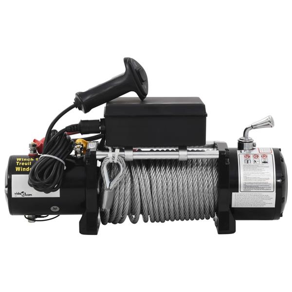 Grote foto vidaxl elektrische lier 12 v 5909 kg doe het zelf en verbouw gereedschappen en machines