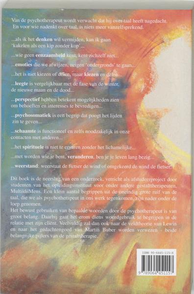 Grote foto denken en andere alledaagse begrippen vanuit gestalttherapie begrepen buiten reeks boeken overige boeken