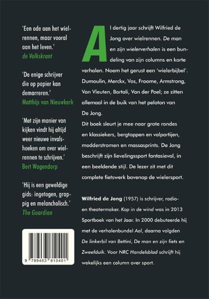 Grote foto de man en zijn wielerverhalen boeken literatuur