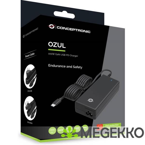 Grote foto conceptronic ozul03be netvoeding inverter binnen 100 w zwart computers en software overige