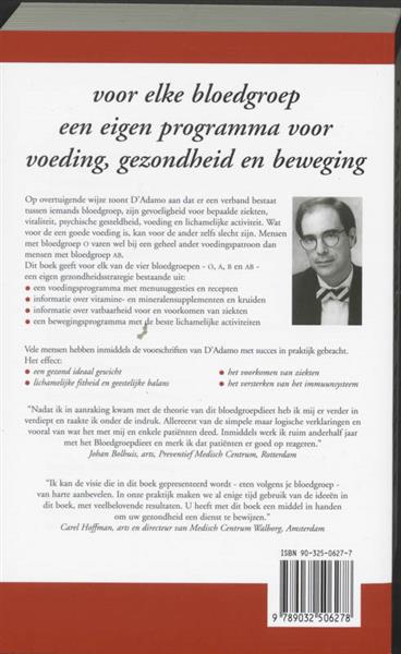Grote foto het bloedgroepdieet boeken kookboeken