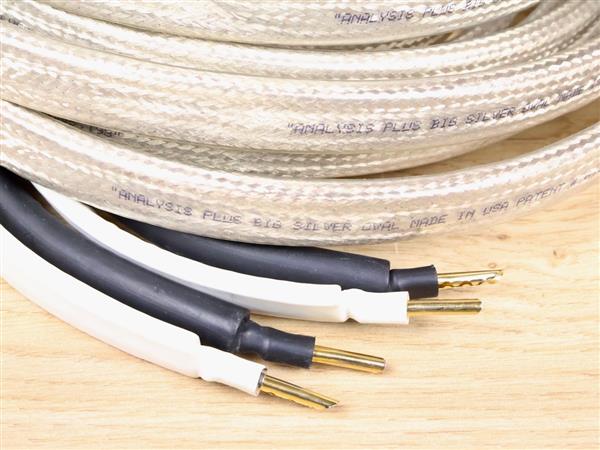 Grote foto analysis plus big silver oval highend audio speaker cables 3 0 metre audio tv en foto onderdelen en accessoires