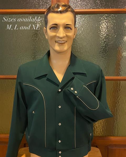 Grote foto motor kulture clothing the rockmount bolero in bottle green. kleding dames jassen zomer
