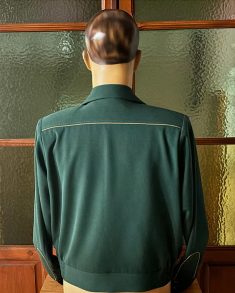 Grote foto motor kulture clothing the rockmount bolero in bottle green. kleding dames jassen zomer