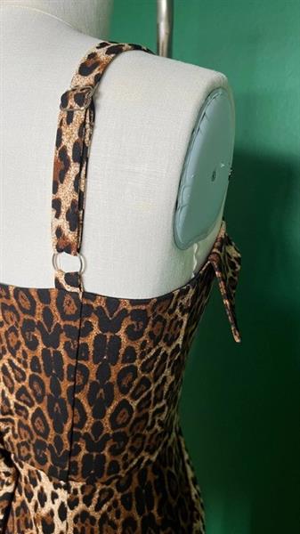 Grote foto rebel love clothing sumatra animal print jumpsuit leopard. kleding dames broeken en pantalons