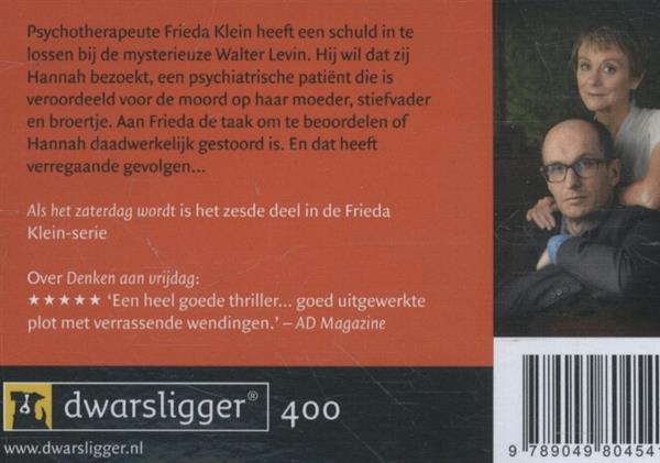 Grote foto als het zaterdag wordt frieda klein 6 boeken thrillers