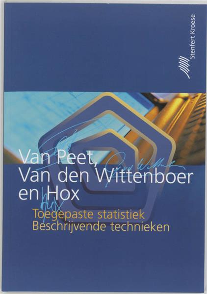 Grote foto toegepaste statistiek beschrijvende technieken boeken wetenschap