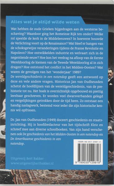 Grote foto de wereldgeschiedenis in een notendop boeken overige boeken