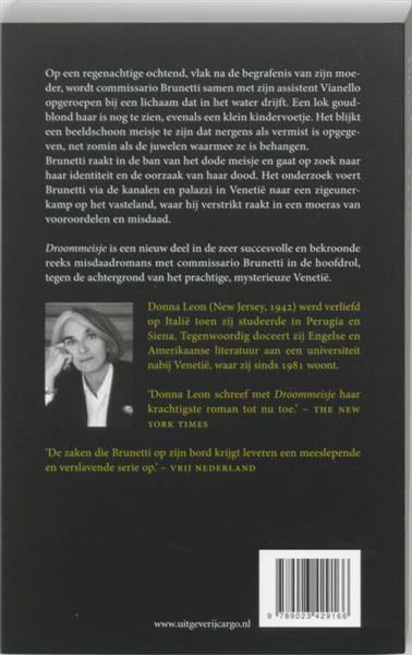 Grote foto droommeisje guido brunetti 17 boeken thrillers