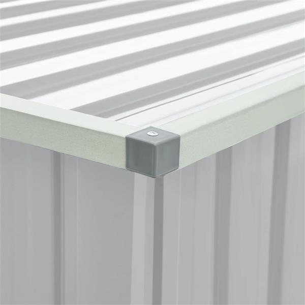 Grote foto vidaxl tuinbox 171x99x93 cm grijs tuin en terras overige tuin en terras