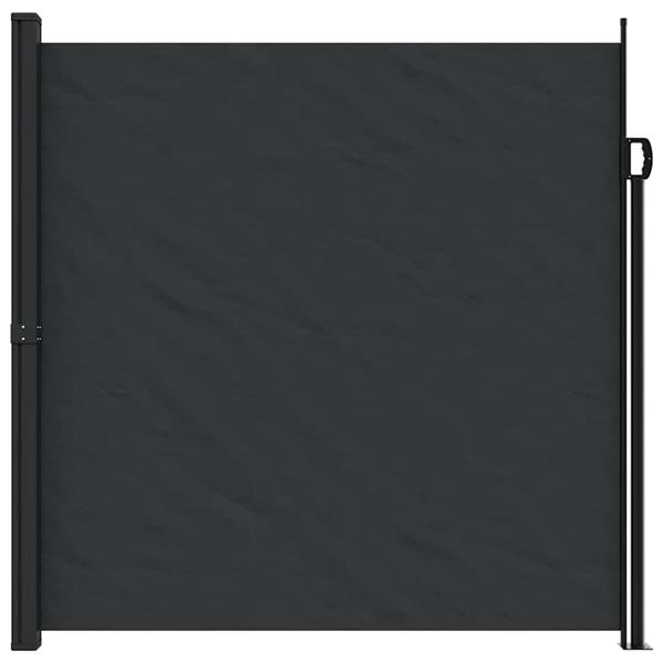 Grote foto vidaxl windscherm uittrekbaar 200x300 cm zwart tuin en terras overige tuin en terras