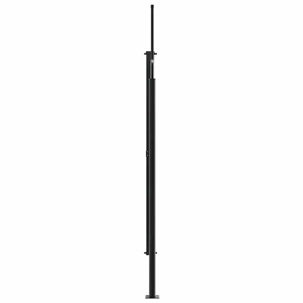 Grote foto vidaxl windscherm uittrekbaar 200x300 cm zwart tuin en terras overige tuin en terras