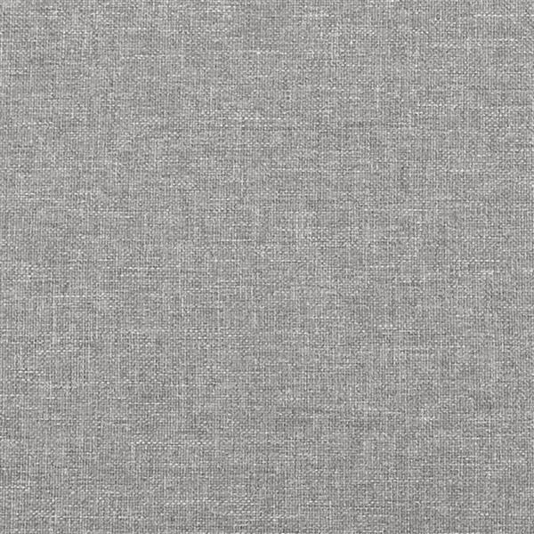 Grote foto vidaxl bedframe zonder matras 90x200 cm stof lichtgrijs antiek en kunst stoelen en banken