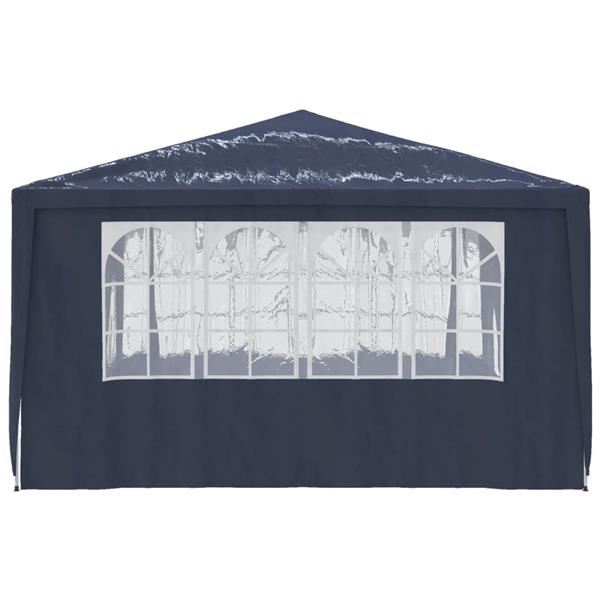 Grote foto vidaxl partytent met zijwanden professioneel 90 g m 4x4 m blauw tuin en terras overige tuin en terras