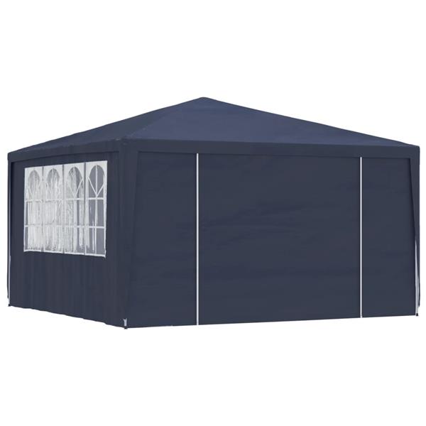 Grote foto vidaxl partytent met zijwanden professioneel 90 g m 4x4 m blauw tuin en terras overige tuin en terras