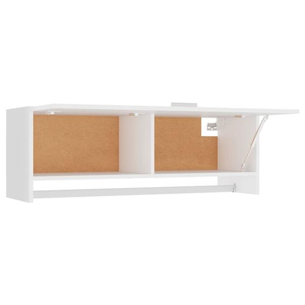 Grote foto vidaxl kledingkast 100x32 5x35 cm bewerkt hout wit huis en inrichting overige