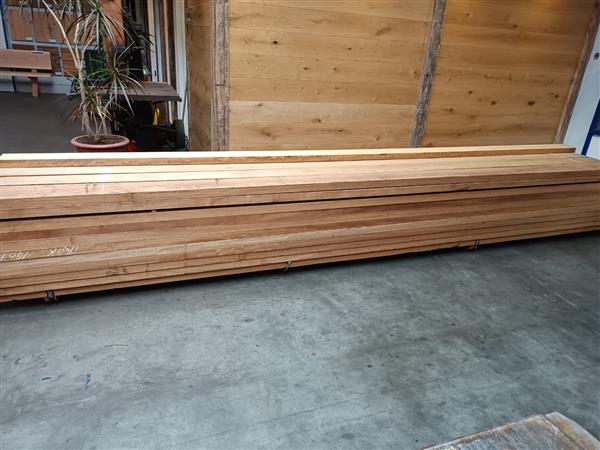 Grote foto 52x180mm iroko 545cm doe het zelf en verbouw hout en planken