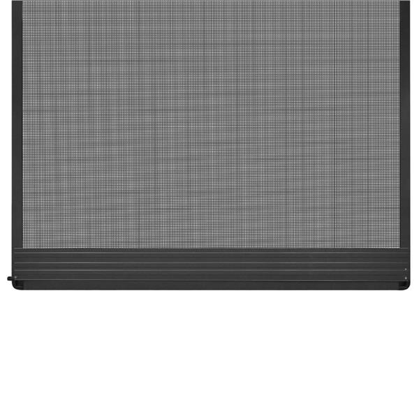Grote foto vidaxl hordeur met scharnieren 100x215 cm antraciet doe het zelf en verbouw deuren en horren