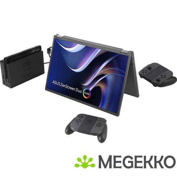 Grote foto asus zenscreen duo oled mq149cd 14 wuxga zilver computers en software overige computers en software