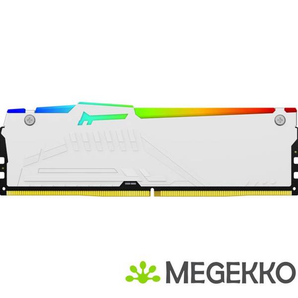 Grote foto kingston ddr5 fury beast rgb white 2x16gb 6000 computers en software harde schijven